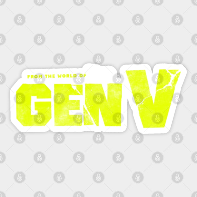 Gen V 2023 tv show Sticker by Axto7